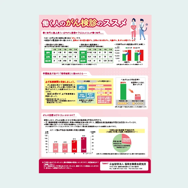 働く人のがん健診のすすめ